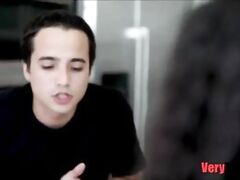 Sis almost gets caught blowing brother -HOT AF